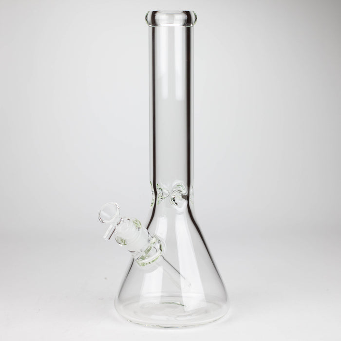 [6 Pack Bundle] 14" Exclusive License 7mm Glass Bong with Stickers [C1559]