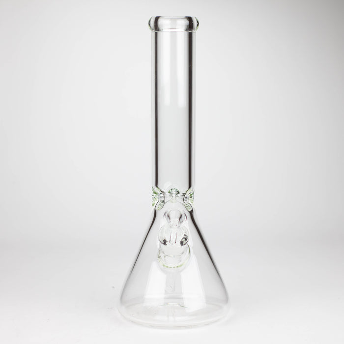 [6 Pack Bundle] 14" Exclusive License 7mm Glass Bong with Stickers [C1559]