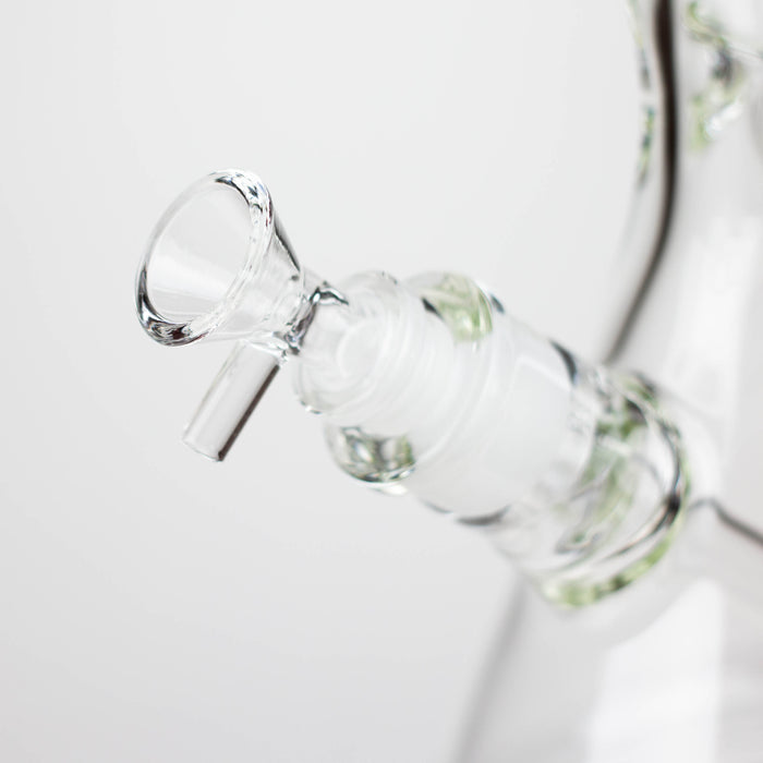 [6 Pack Bundle] 14" Exclusive License 7mm Glass Bong with Stickers [C1559]