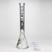 Steam Engine™ | 18 Inch 9mm glass bong with stickers by golden crown Glass Bong Smoke & Vape Distributor