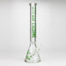 Steam Engine™ | 18 Inch 9mm glass bong with stickers by golden crown Glass Bong Smoke & Vape Distributor Green