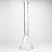 Steam Engine™ | 18 Inch 9mm glass bong with stickers by golden crown Glass Bong Smoke & Vape Distributor White