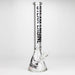 Steam Engine™ | 18 Inch 9mm glass bong with stickers by golden crown Glass Bong Smoke & Vape Distributor Black