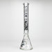 Steam Engine™ | 18 Inch 9mm glass bong with stickers by golden crown Glass Bong Smoke & Vape Distributor