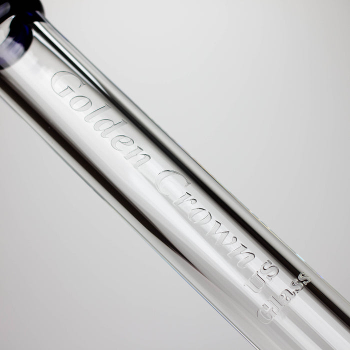 Golden Crown™ | 18 Inch 9mm Engraved Bong US Glass Bongs Smoke & Vape Distributor