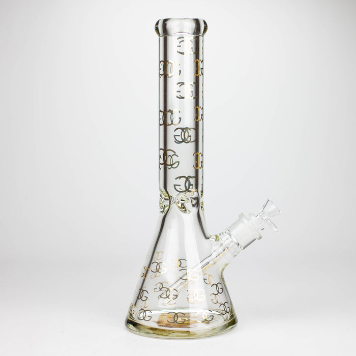 Golden Crown™ | 14Inch 9mm GC bong with 24K Gold Emblem Glass Bong Smoke & Vape Distributor