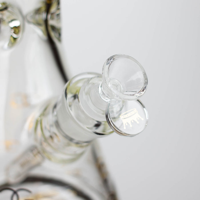 Golden Crown™ | 14Inch 9mm GC bong with 24K Gold Emblem Glass Bong Smoke & Vape Distributor