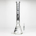 Steam Engine™ | 18 Inch 9mm glass bong with stickers by golden crown Glass Bong Smoke & Vape Distributor
