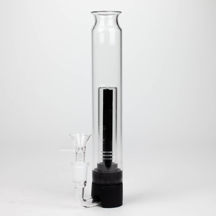 Rukioo® | 9" Bird Bong with Herb Bowl [BG41x] Resin · Silicone · Plastic Bong 777 Smoke Black