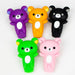 3" Bear pipe-Assorted [H301] Silicone Pipe YHS Smoke