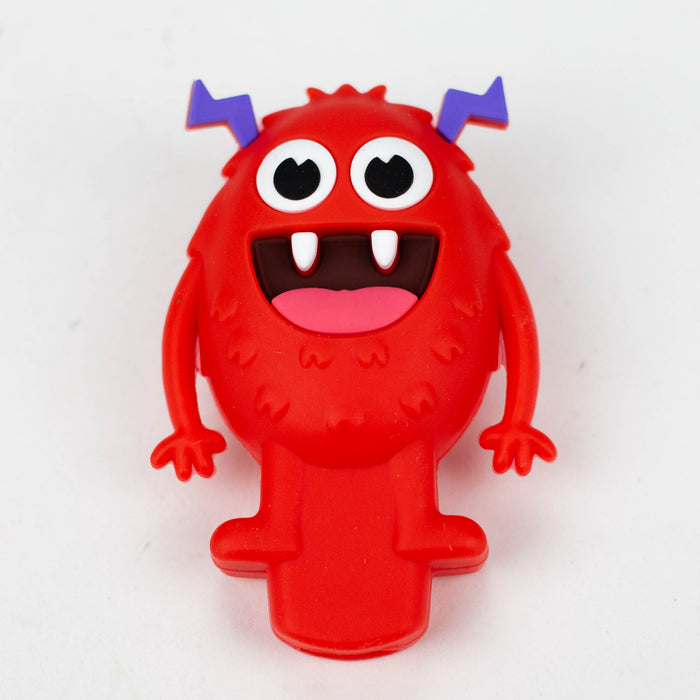 3" Fluffy's Pipe-Assorted [H300] Silicone Pipe YHS Smoke