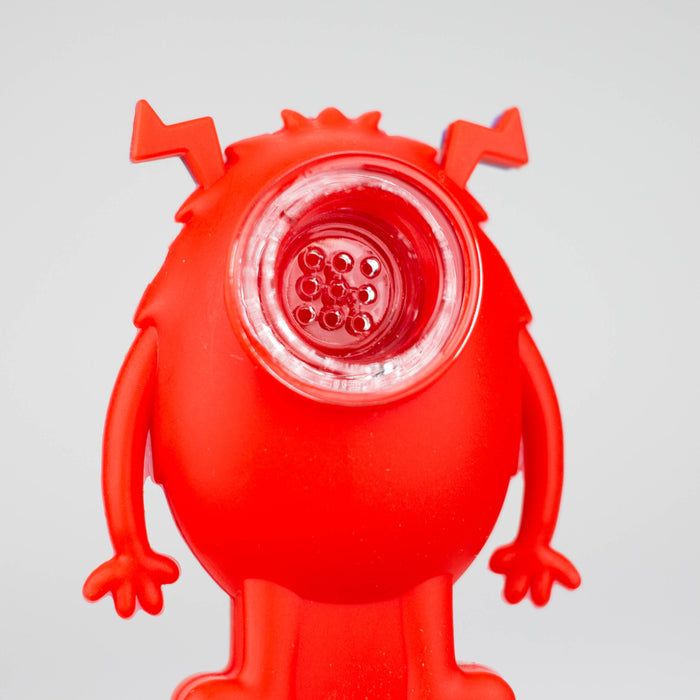3" Fluffy's Pipe-Assorted [H300] Silicone Pipe YHS Smoke