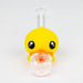 4" Duck Glass hand pipe-Assorted [H360] Silicone Pipe YHS Smoke