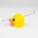4" Duck Glass hand pipe-Assorted [H360] Silicone Pipe YHS Smoke