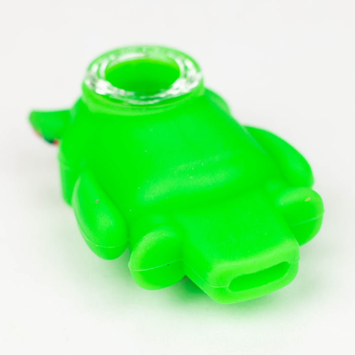 3" Three-eyed monster pipe-Assorted [H306] Silicone Pipe YHS Smoke