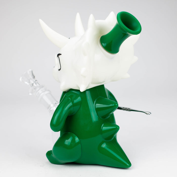 9" Tricerapots water pipe-Assorted [H379] Resin · Silicone · Plastic Bong YHS Smoke