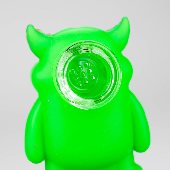 3" Three-eyed monster pipe-Assorted [H306] Silicone Pipe YHS Smoke