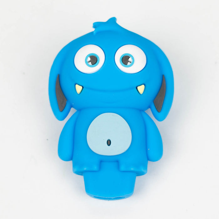 3" Long-eared monster pipe-Assorted [H302] Silicone Pipe YHS Smoke