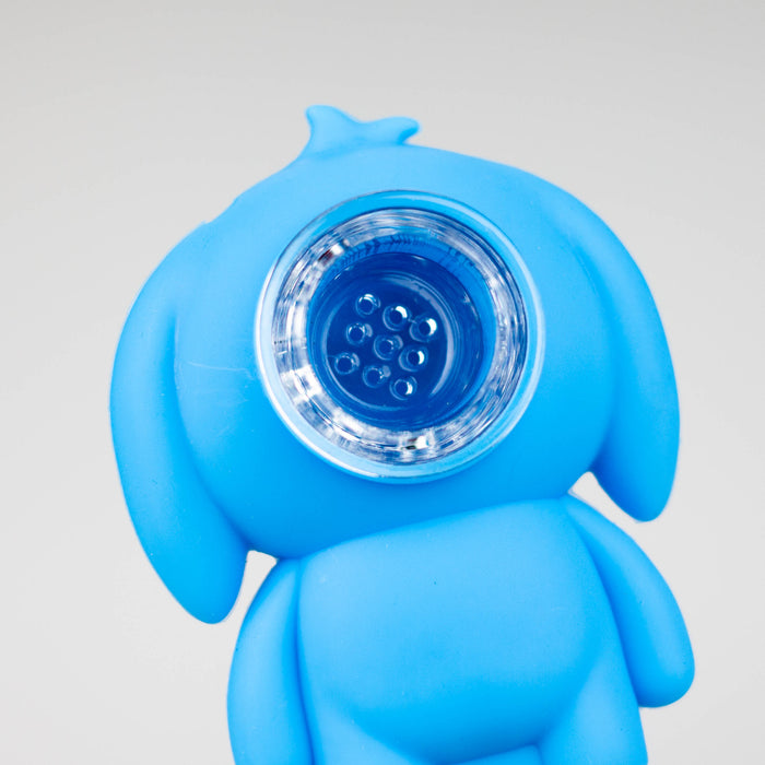 3" Long-eared monster pipe-Assorted [H302] Silicone Pipe YHS Smoke