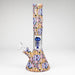 11" Graphic Silicone with glass percolator bong - Assorted [SP1060P] Resin · Silicone · Plastic Bong ONE