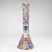 11" Graphic Silicone with glass percolator bong - Assorted [SP1060P] Resin · Silicone · Plastic Bong ONE