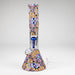 11" Graphic Silicone with glass percolator bong - Assorted [SP1060P] Resin · Silicone · Plastic Bong ONE