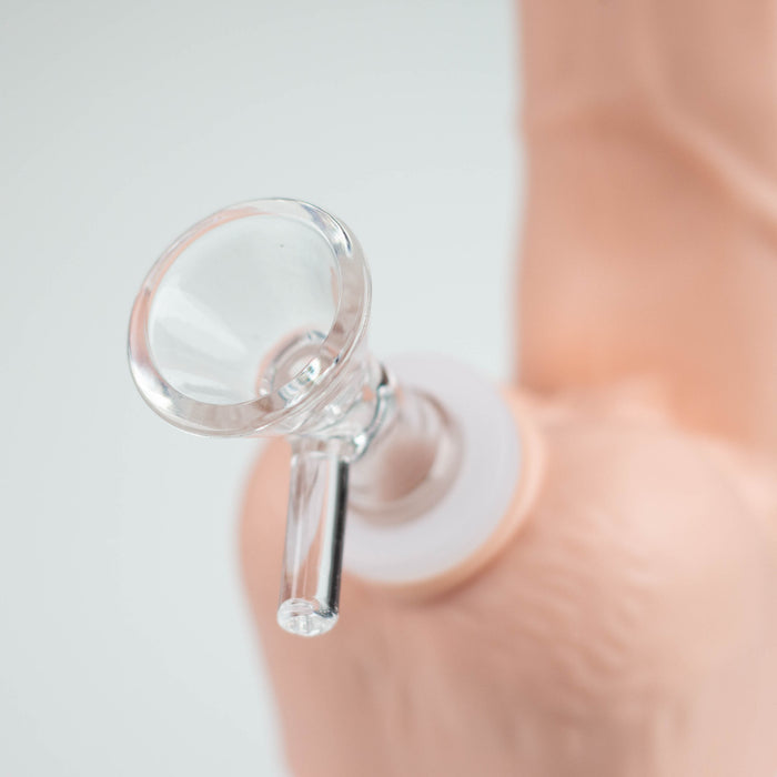 7" Silicone Penis Shape Bong-Assorte[155B] Resin · Silicone · Plastic Bong Purple Haze Smoke Inc