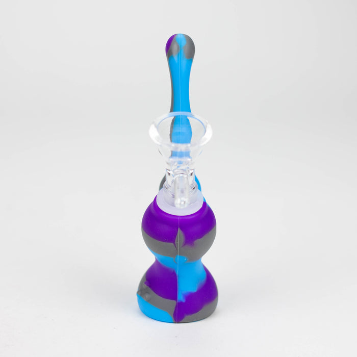 5.5" Silicone Mini Bubbler-Assorte [157B] Resin · Silicone · Plastic Bong Purple Haze Smoke Inc