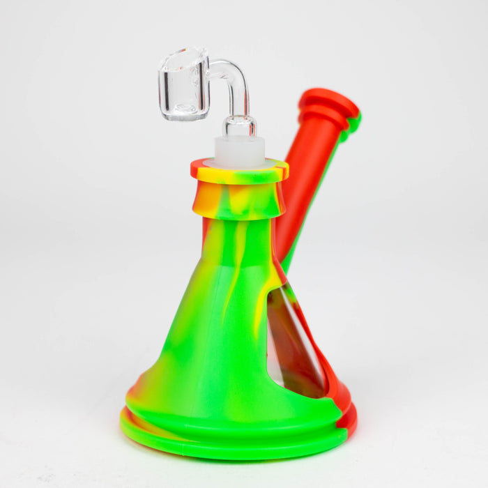 6" Silicone+Glass Rig-Assorted [175B]