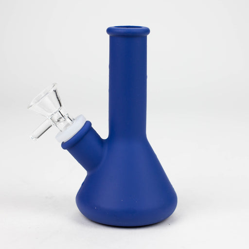 4" Mini Silicone Bong - Assorted [183B] Bongs Purple Haze Smoke Inc