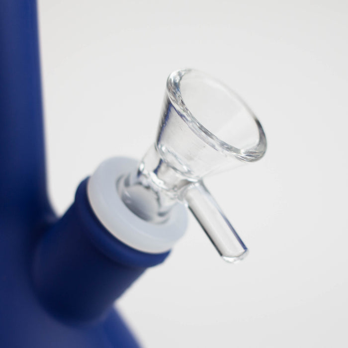 4" Mini Silicone Bong - Assorted [183B] Bongs Purple Haze Smoke Inc