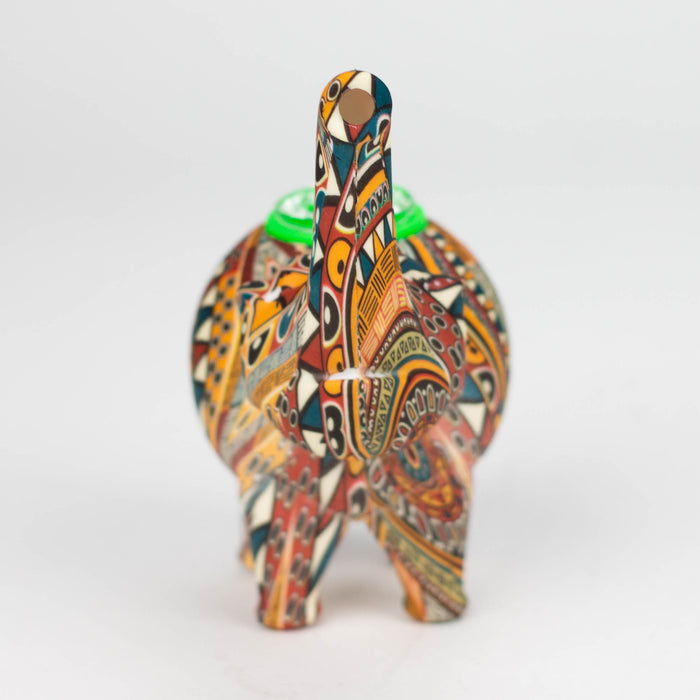4.5" Assorted silicone elephant bubbler [079P] Silicone Purple Haze Smoke Inc