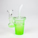 5.5" Cup water bong with Straw [XY-13x] Glass Bong JJ Distribution Green