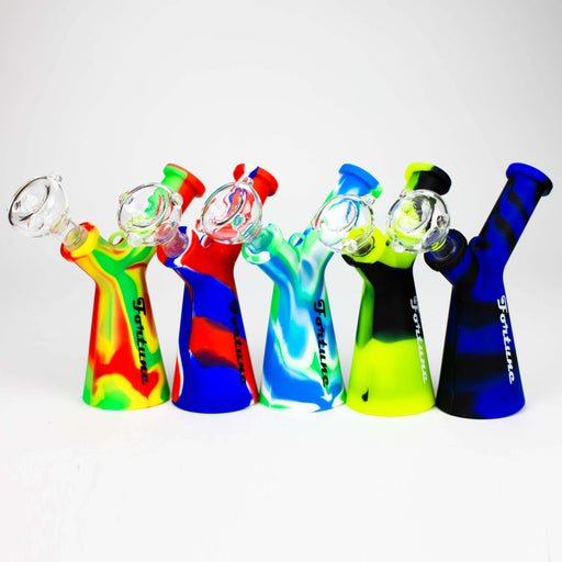 Fortune | 6.5" Slingshot Silicone Waterpipe [SP1026] Bongs Super Supplys Inc