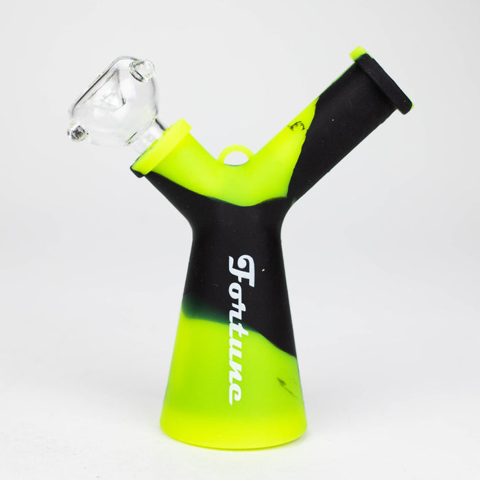 Fortune | 6.5" Slingshot Silicone Waterpipe [SP1026] Resin · Silicone · Plastic Bong Super Supplys Inc