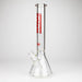 Fortune | 16" 7mm Beaker Glass Bong [165007] Glass Bong Super Supplys Inc Red
