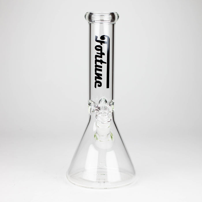 Fortune | 12" 5mm Beaker Glass Bong [125005]