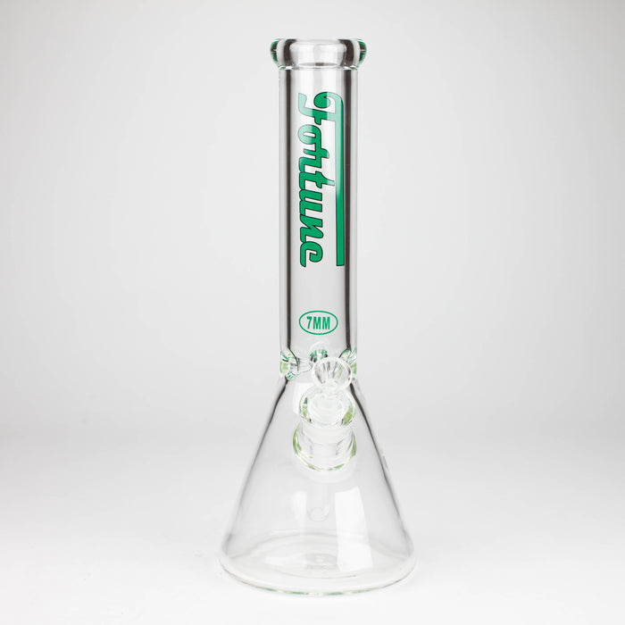 Fortune | 14" 7mm Beaker Glass Bong [145007]