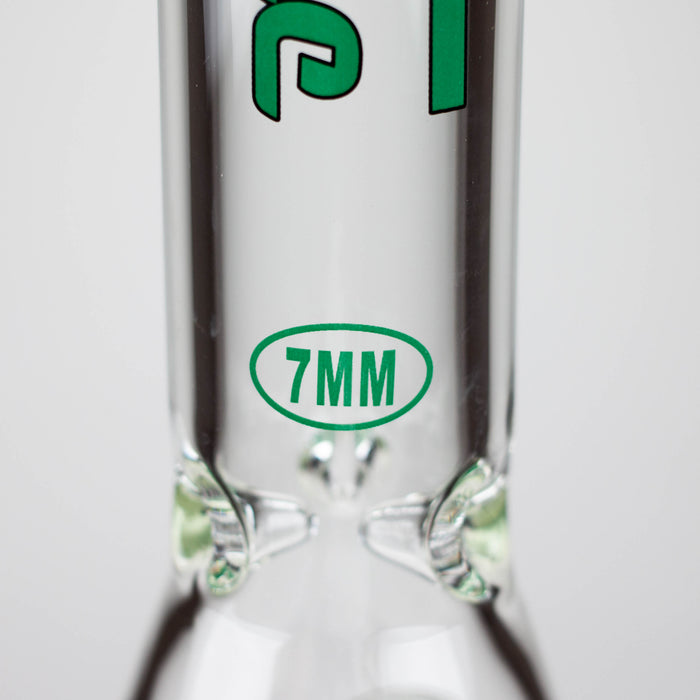 Fortune | 14" 7mm Beaker Glass Bong [145007] Glass Bong Fortune