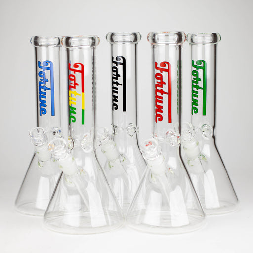 Fortune | 12" 5mm Beaker Glass Bong [125005] Bongs Super Supplys Inc