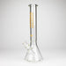 Fortune | 16" 7mm Beaker Glass Bong [165007] Glass Bong Super Supplys Inc Gold