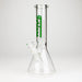 Fortune | 12" 5mm Beaker Glass Bong [125005] Glass Bong Super Supplys Inc Green