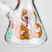 Fortune | 12" 7mm Snake Glow in the dark Beaker Bong [GT125007] Glass Bong Super Supplys Inc