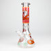 Fortune | 12" 9mm Snake Glow in the dark Beaker Bong [GT125009] Glass Bong Super Supplys Inc Red