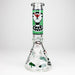Fortune | 12" 9mm Snake Glow in the dark Beaker Bong [GT125009] Glass Bong Super Supplys Inc