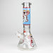 Fortune | 12" 7mm Snake Glow in the dark Beaker Bong [GT125007] Glass Bong Super Supplys Inc Blue