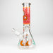Fortune | 12" 7mm Snake Glow in the dark Beaker Bong [GT125007] Glass Bong Super Supplys Inc