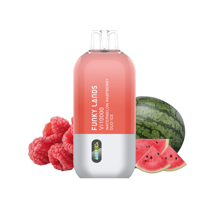 FUNKY LANDS | Vi10000 puffs Federal Excise Tax TJ VAPE Watermelon Raspberry Duo Ice