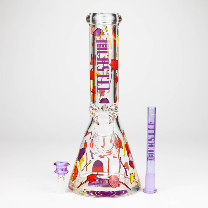 Castle Glassworks | 12" Shroomie [CG-403] Glass Bong Castle Glassworks