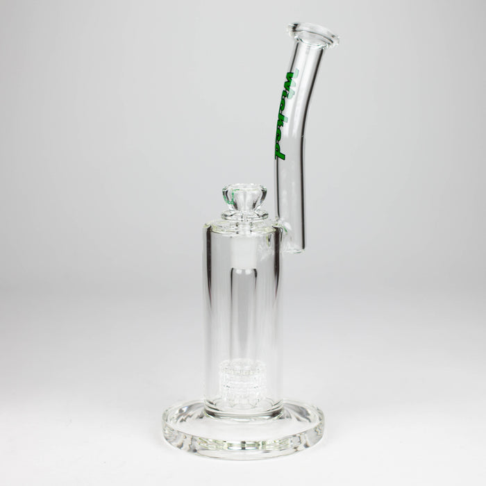 Wicked | 10" Bubbler [YP001] Glass Bong Super Supplys Inc Green